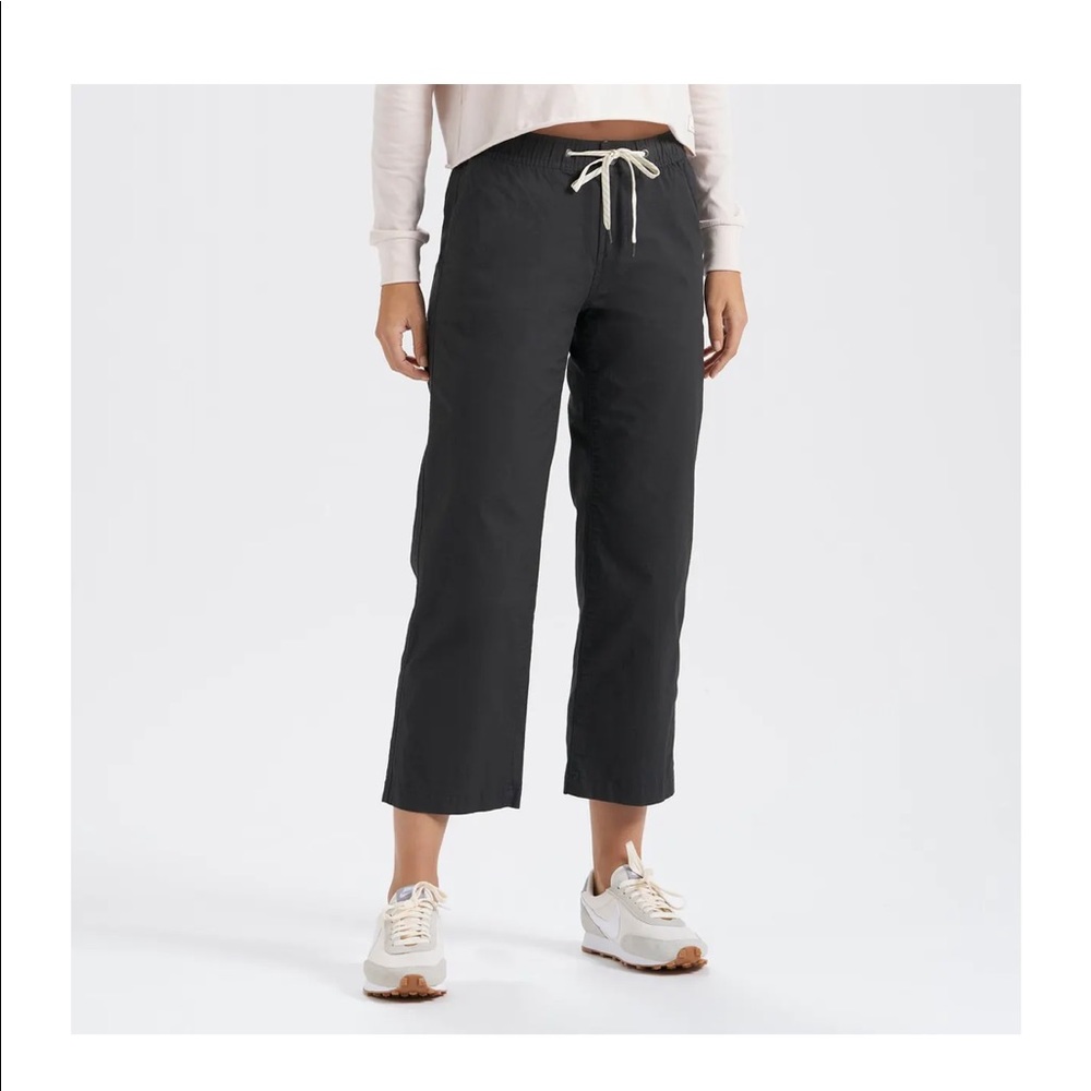 Vuori wide leg rip stop pants